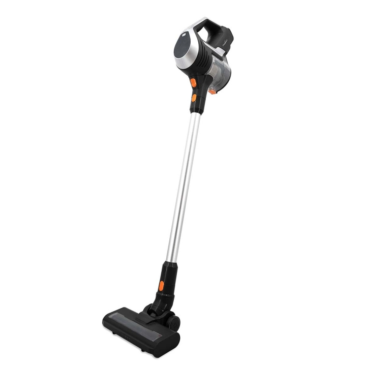 Nedis Stick Vacuum Cleaner | 130 W | 25.9 VAC | Motorized Brush with Integrated Lighting | 10000 Pa | HEPA air filter | Black / Orange in the group HOME, HOUSEHOLD & GARDEN / Cleaning products / Vacuum cleaners & Accessories / Hand held Vacuum cleaners at TP E-commerce Nordic AB (C94847)