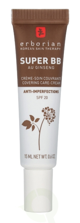 Erborian Super BB Covering Care-Cream SPF20 15 ml Chocolate in the group BEAUTY & HEALTH / Makeup / Facial makeup / CC/BB Cream at TP E-commerce Nordic AB (C94911)
