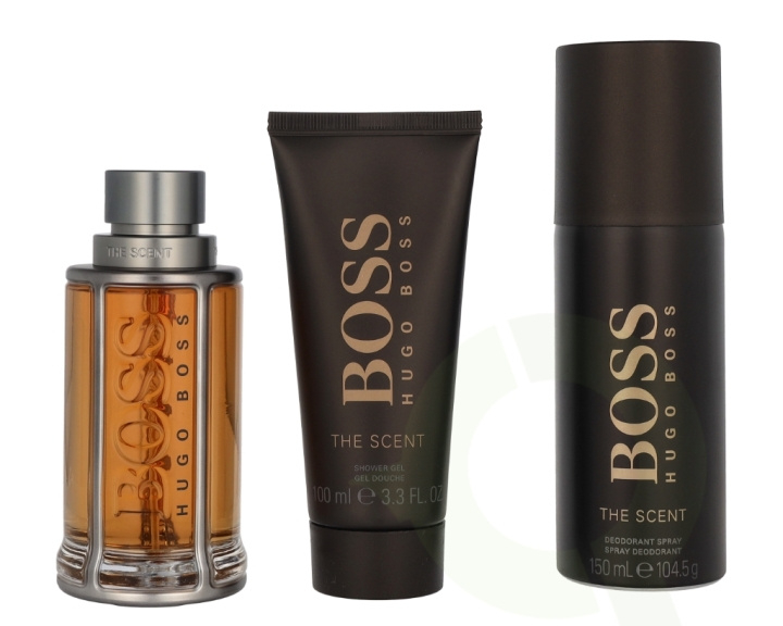 Hugo Boss Boss The Scent For Him Giftset 350 ml Edt 100ml/Deo Spray 150ml/Shower Gel 100ml in the group BEAUTY & HEALTH / Gift sets / Gift sets for him at TP E-commerce Nordic AB (C94972)
