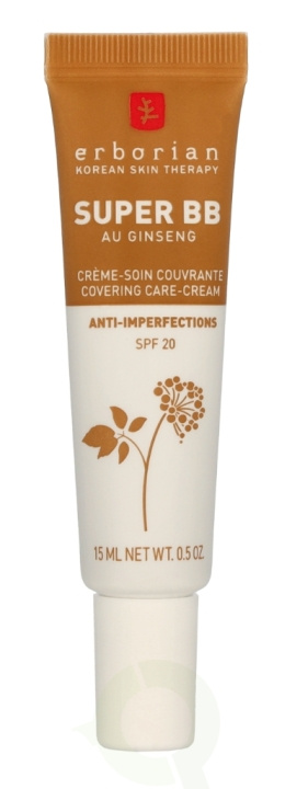 Erborian Super BB Covering Care-Cream SPF20 15 ml Caramel in the group BEAUTY & HEALTH / Makeup / Facial makeup / CC/BB Cream at TP E-commerce Nordic AB (C95562)