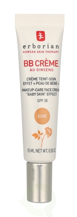 Erborian BB Cream Au Ginseng 5-In-1 Baby Skin Effect SPF20 15 ml Dore in the group BEAUTY & HEALTH / Makeup / Facial makeup / CC/BB Cream at TP E-commerce Nordic AB (C95665)