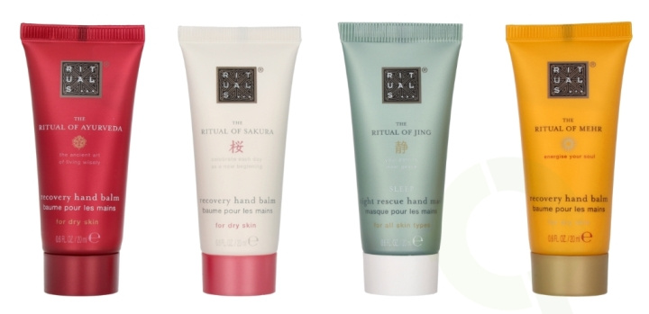 Rituals Soothing Hand Balm Set 4 x 20ml 80 ml Ayurveda/Mehr/Sakura/Jing in the group BEAUTY & HEALTH / Manicure / Pedicure / Hand Creams at TP E-commerce Nordic AB (C95684)