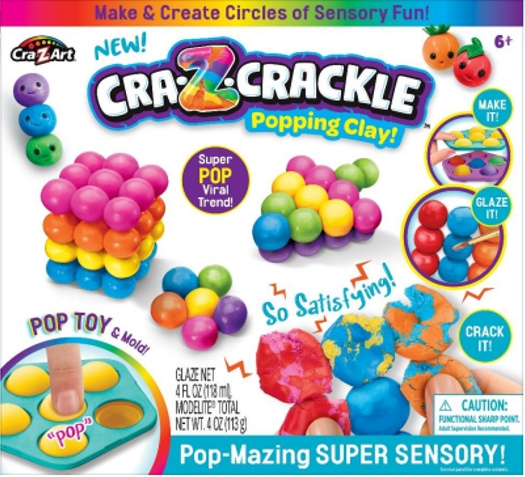 CraZart Crackle Clay Pop-mazing super sensory Set (25086) in the group TOYS, KIDS & BABY PRODUCTS / Toys / Clay, play sand and accessories at TP E-commerce Nordic AB (C96261)