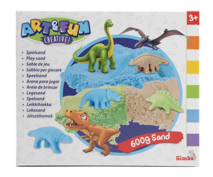 Art&Fun Art & Fun - Playsand Set Dinosaurs (106344621) in the group TOYS, KIDS & BABY PRODUCTS / Toys / Clay, play sand and accessories at TP E-commerce Nordic AB (C97498)