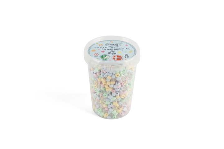 Dantoy Pastel Recycled Beads - 1580 pcs (5940) in the group TOYS, KIDS & BABY PRODUCTS / Toys / Crafts at TP E-commerce Nordic AB (C97727)