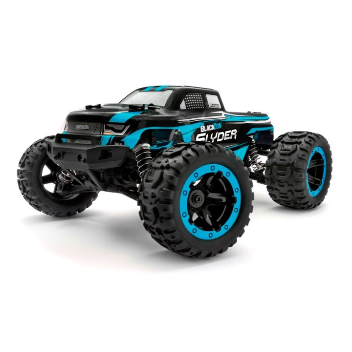 Blackzon Slyder MT 1/16 4WD Electric Monster Truck - Blue (540104) in the group TOYS, KIDS & BABY PRODUCTS / Radio controlled / RC cars at TP E-commerce Nordic AB (C98175)