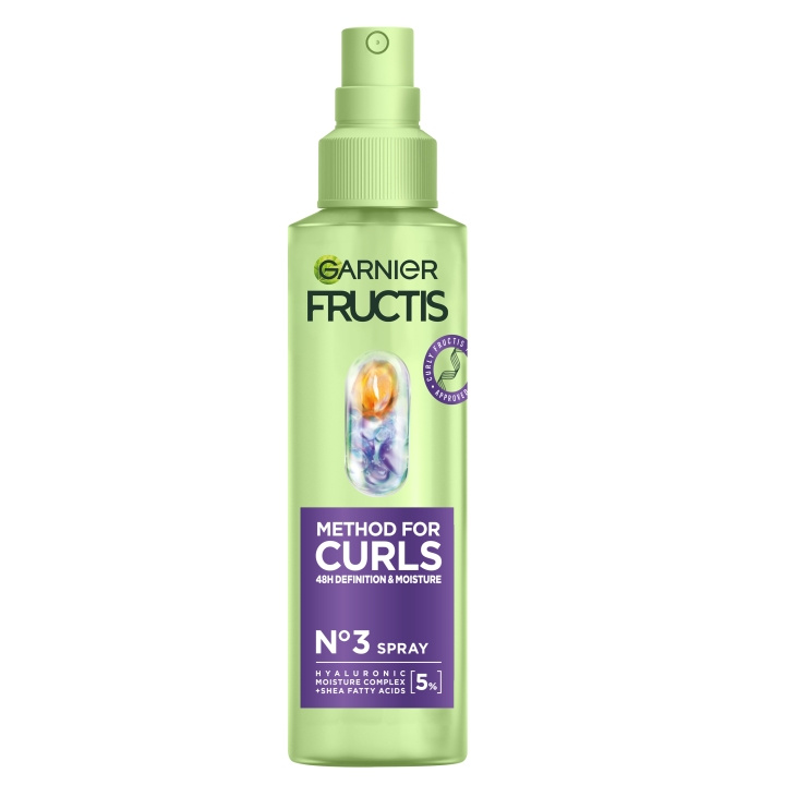 Garnier Fructis Method for Curls leave-in for curly hair - 150 ml in the group BEAUTY & HEALTH / Hair & Styling / Hair care / Conditioner spray/Leave-in at TP E-commerce Nordic AB (C98181)