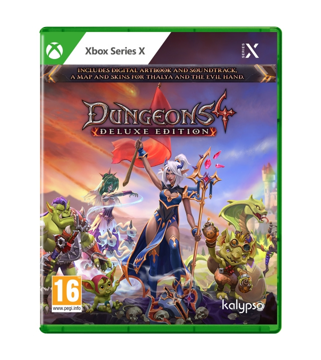 Kalypso Dungeons 4 (Deluxe Edition) in the group HOME ELECTRONICS / Game consoles & Accessories / Xbox Series X / Games at TP E-commerce Nordic AB (C98764)