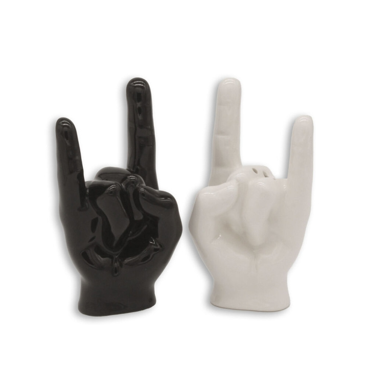 Winkee Rock Hand Salt and Pepper Shaker - Salt and Pepper dispenser in the group HOME, HOUSEHOLD & GARDEN / Kitchen utensils / Other kitchen tools at TP E-commerce Nordic AB (C98916)