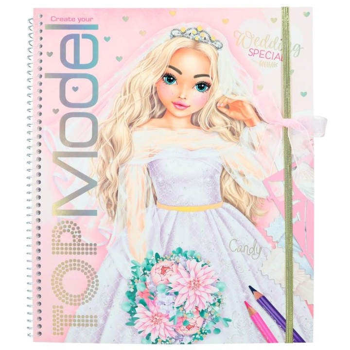 TOPModel Create your - Wedding Special TOPModel Colouring Book - ( 0412393 ) in the group TOYS, KIDS & BABY PRODUCTS / Toys / Draw & Count at TP E-commerce Nordic AB (C99324)