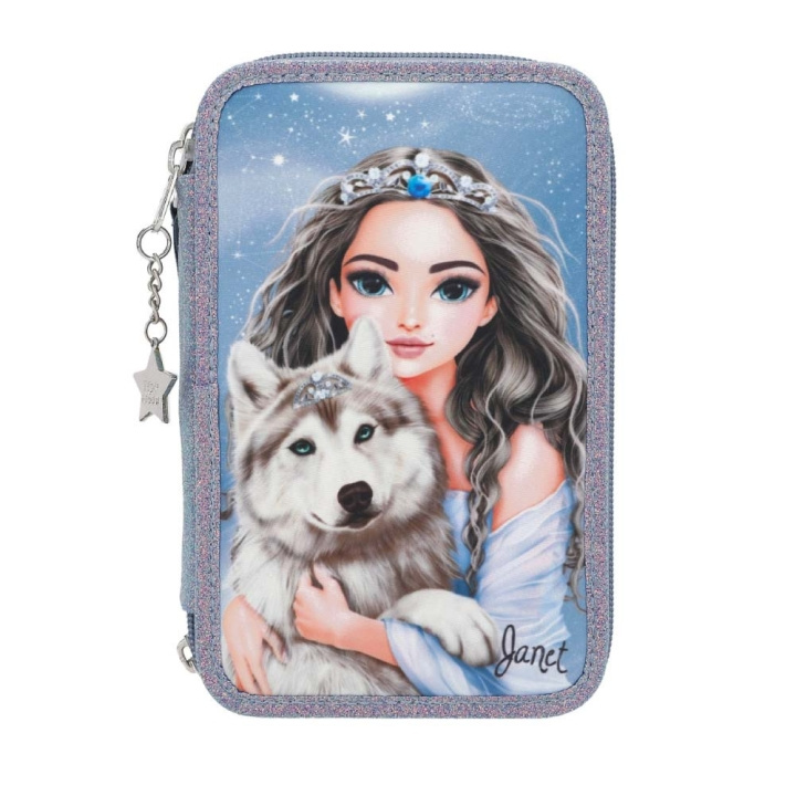 TOPModel Triple Pencil Case WOLF ( 0413149 ) in the group TOYS, KIDS & BABY PRODUCTS / Toys / Pencil case at TP E-commerce Nordic AB (C99339)
