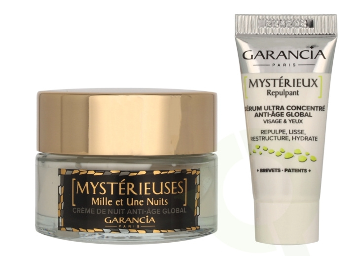 Garancia Mysterious Thousand And Ond Days Set 35 ml Anti-Aging Night Cream 30ml/Anti-Aging Serum 5ml in the group BEAUTY & HEALTH / Skin care / Face / Night cream at TP E-commerce Nordic AB (C99747)