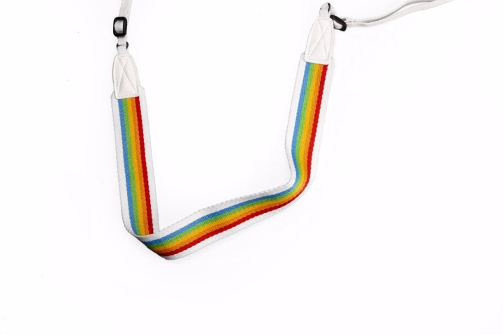 Polaroid Camera Strap Flat For Polaroid Cameras - Rainbow White in the group HOME ELECTRONICS / Photo & Video / Photo equipment / Other at TP E-commerce Nordic AB (D00029)