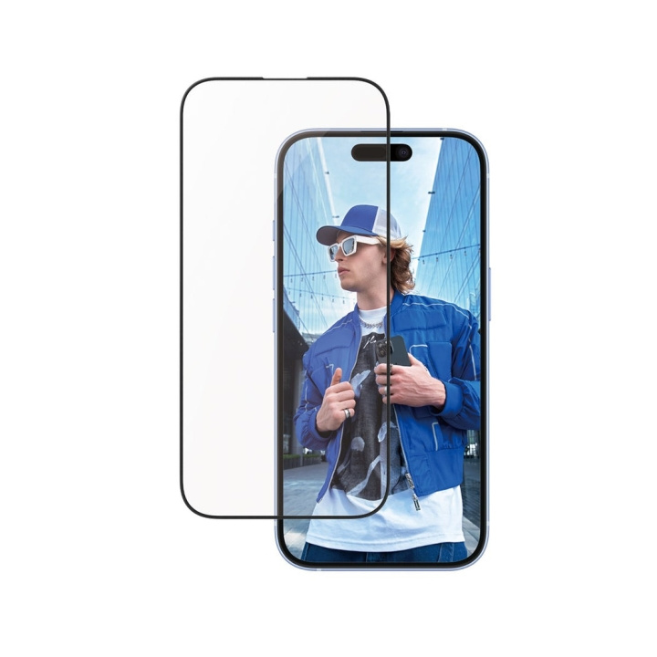 PanzerGlass Screen Protection - iPhone 16 - Aluminium Frame - Ultra Wide Fit in the group SMARTPHONE & TABLETS / Phone cases / Apple / iPhone 16 at TP E-commerce Nordic AB (D00460)