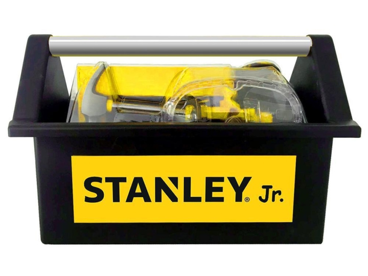 Stanley Jr. - Open Toolbox + 5 pc Toolset (TBS005-06-SY) in the group TOYS, KIDS & BABY PRODUCTS / Toys / Little home & Role play at TP E-commerce Nordic AB (D00540)
