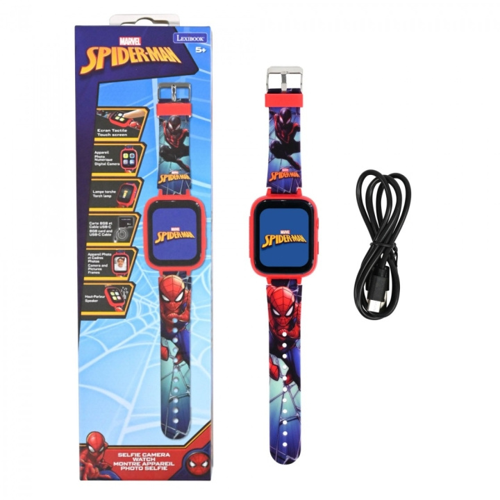 Lexibook Spider-Man Kids Smartwatch with 8GB memory card (DMW070SP) in the group Sport, leisure & Hobby / Smartwatch & Activity trackers / Smartwatch for kids at TP E-commerce Nordic AB (D01101)