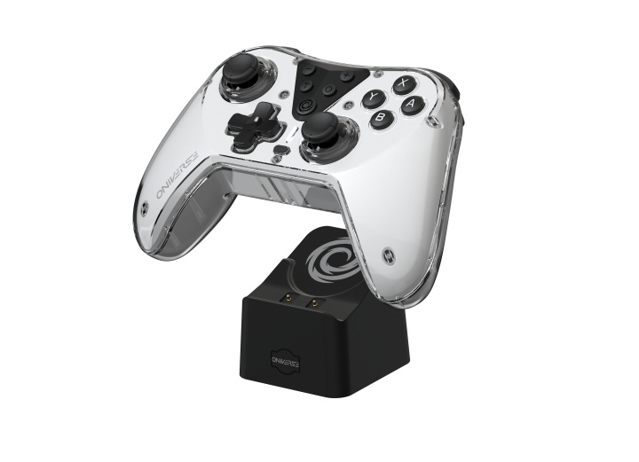 Oniverse Nintendo Switch Astralite Controller Wireless Smoked White inkl. Charging Station in the group HOME ELECTRONICS / Game consoles & Accessories / Nintendo Switch / Accessories at TP E-commerce Nordic AB (D01356)