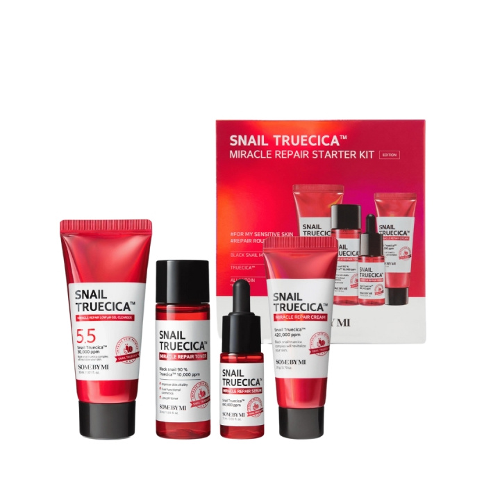 Some By Mi Snail Truecica Miracle Repair Starterkit - Travel Sizes in the group BEAUTY & HEALTH / Gift sets / Gift sets for her at TP E-commerce Nordic AB (D01585)