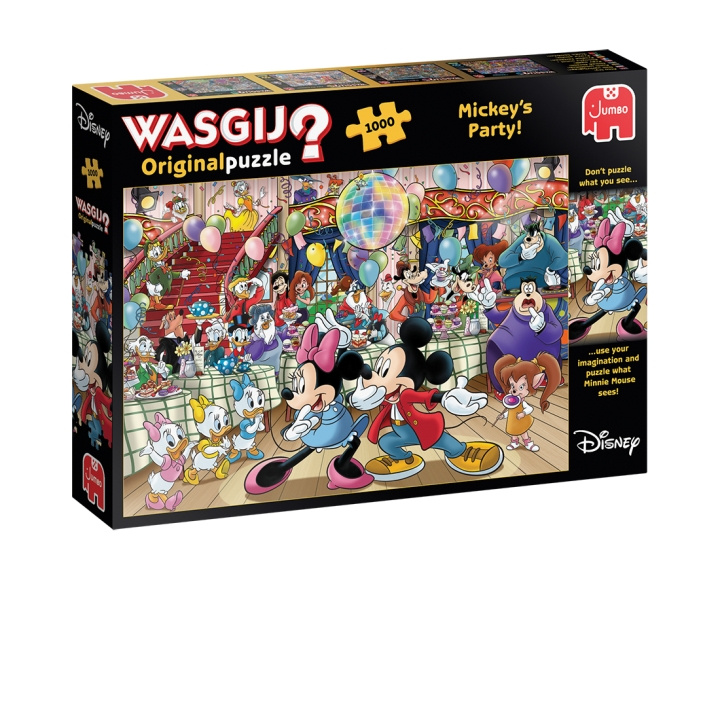 Wasgij Original Disney, Mickey\'s Party! 1000 pieces in the group Sport, leisure & Hobby / Hobby / Puzzle at TP E-commerce Nordic AB (D01939)