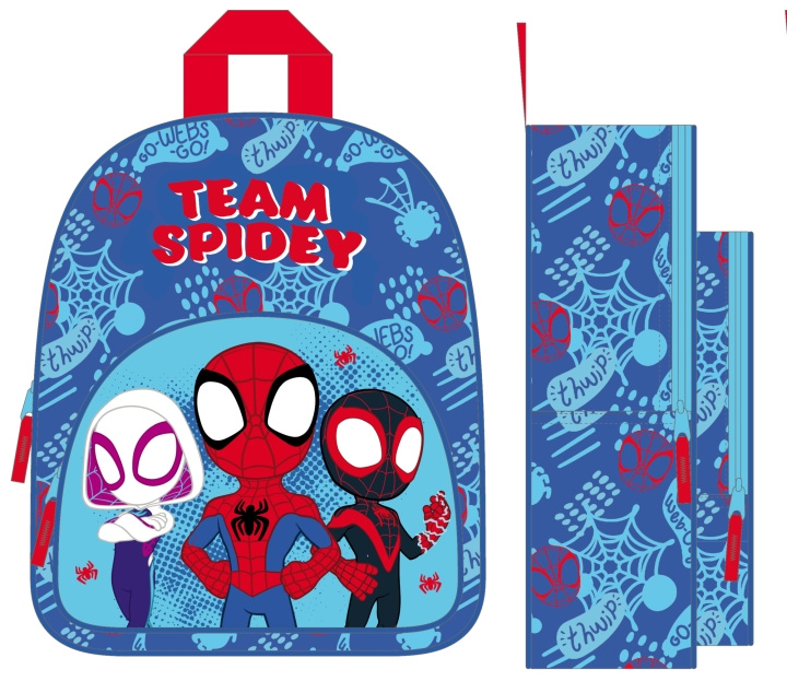 Undercover Spidey - backpack with front pocket (6600000091) in the group TOYS, KIDS & BABY PRODUCTS / Travel / Bags for kids / Backpacks at TP E-commerce Nordic AB (D01992)