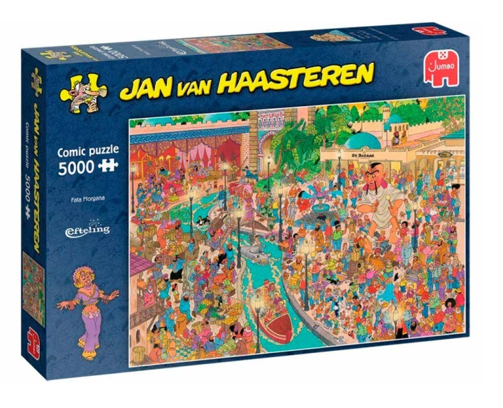 Jumbo Jan van Haasteren - Fata Morgana (5000 pieces) (JUM01845) in the group Sport, leisure & Hobby / Hobby / Puzzle at TP E-commerce Nordic AB (D02096)