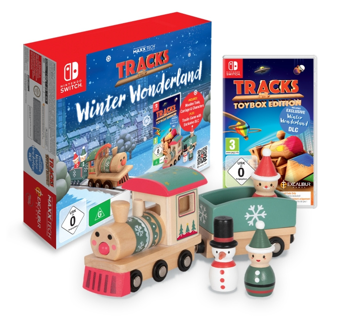 Maxx Tech Tracks Winter Wonderland Kit For Switch in the group HOME ELECTRONICS / Game consoles & Accessories / Nintendo Switch / Accessories at TP E-commerce Nordic AB (D02104)