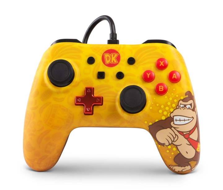PowerA Wired Controller - Donkey Kong /Nintendo Switch in the group HOME ELECTRONICS / Game consoles & Accessories / Nintendo Switch / Accessories at TP E-commerce Nordic AB (D02226)