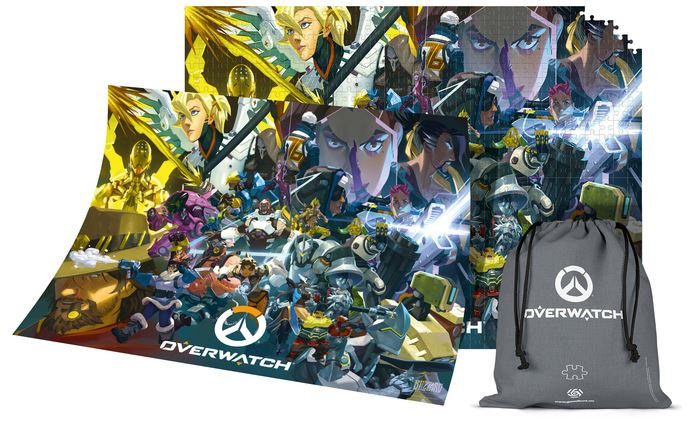 Good Loot - Overwatch: Heroes Collage, puzzle 1500 pieces in the group Sport, leisure & Hobby / Hobby / Puzzle at TP E-commerce Nordic AB (D02257)
