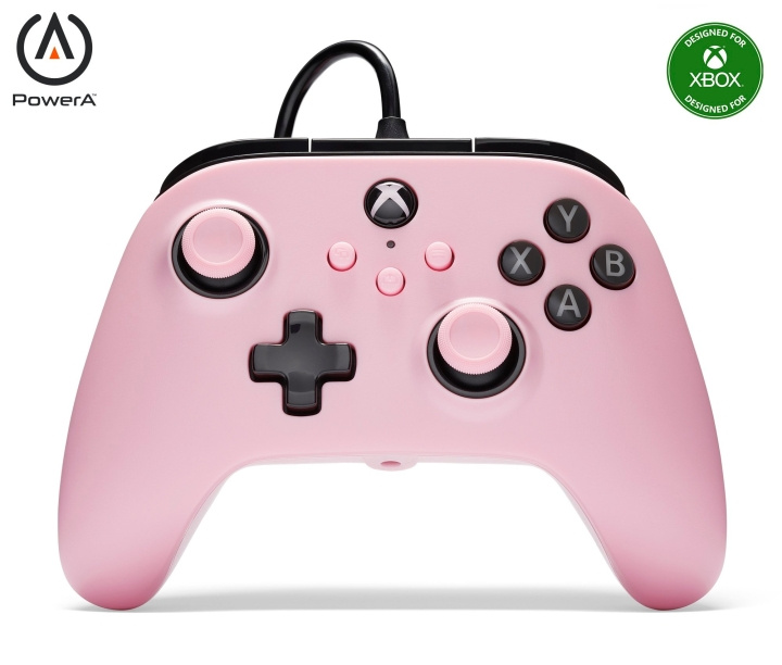 PowerA Wired Controller - Pink (Xbox X/S) in the group HOME ELECTRONICS / Game consoles & Accessories / Xbox Series X / Accessories at TP E-commerce Nordic AB (D02293)