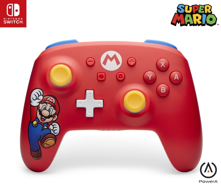 PowerA Wireless Controller ‒ Mario Joy (Nintendo Switch) in the group HOME ELECTRONICS / Game consoles & Accessories / Nintendo Switch / Accessories at TP E-commerce Nordic AB (D02350)