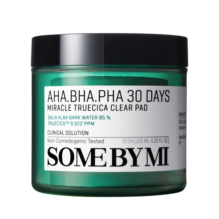 Some By Mi AHA BHA PHA 30 Days Miracle Truecica Clear Pad - 70 pads in the group BEAUTY & HEALTH / Skin care / Face / Cleaning at TP E-commerce Nordic AB (D02398)