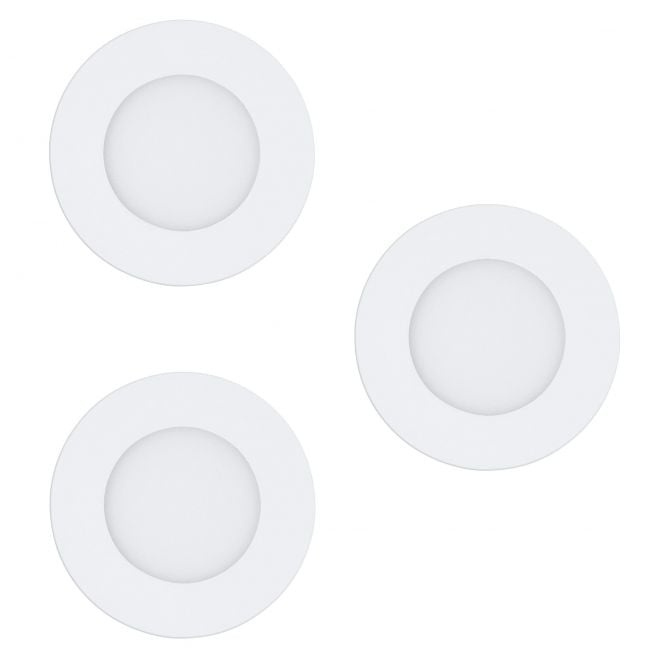 Eglo Set of 3x Fueva-Z recessed white Ø8.5 - TW - Zigbee, Bluetooth in the group HOME, HOUSEHOLD & GARDEN / Smart home / Smart Lights at TP E-commerce Nordic AB (D04011)