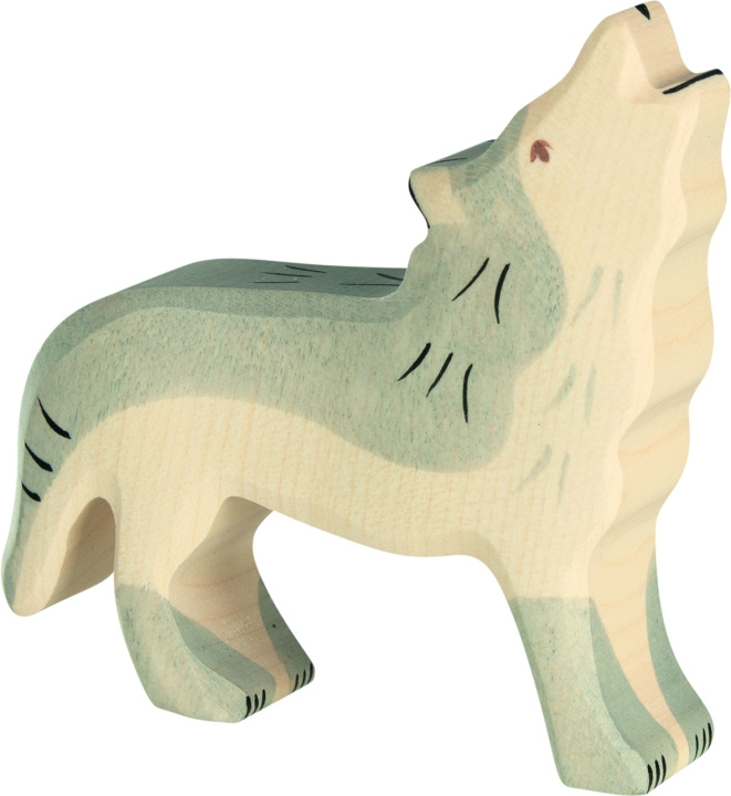 Goki Wolf, howling - (80109) in the group TOYS, KIDS & BABY PRODUCTS / Children\'s room / Other furnishings at TP E-commerce Nordic AB (D04152)