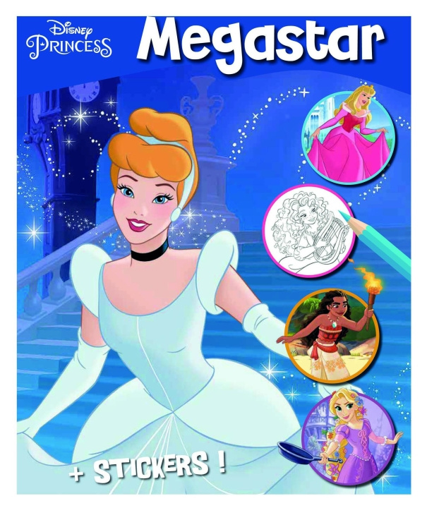 Disney Megastar Colouringbook - Princess in the group TOYS, KIDS & BABY PRODUCTS / Toys / Crafts at TP E-commerce Nordic AB (D04664)