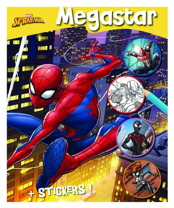 Disney Megastar Colouringbook - Spiderman in the group TOYS, KIDS & BABY PRODUCTS / Toys / Crafts at TP E-commerce Nordic AB (D04668)