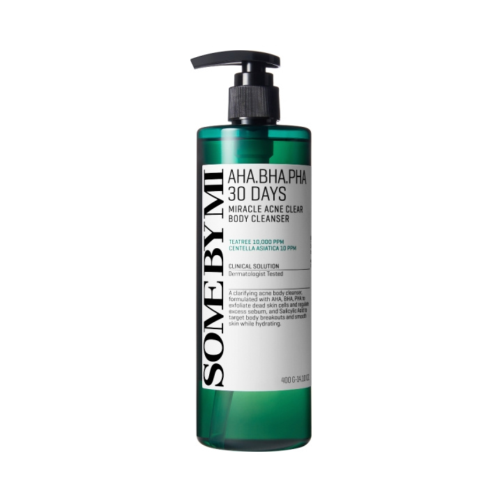 Some By Mi AHA BHA PHA 30 Days Miracle Acne Clear Body Cleanser 400 ml in the group BEAUTY & HEALTH / Skin care / Face / Cleaning at TP E-commerce Nordic AB (D04938)
