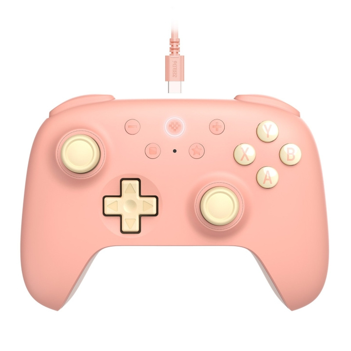 8Bitdo Ultimate 2C Wired Pad Peach in the group COMPUTERS & PERIPHERALS / GAMING / Gamepad at TP E-commerce Nordic AB (D05118)