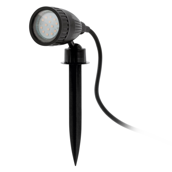 Eglo NEMA 1 OUTDOOR SPOT W/SPIKE - Black - 18.5 cm in the group HOME, HOUSEHOLD & GARDEN / Electricity & Lighting / Outdoor lighting / Garden lighting at TP E-commerce Nordic AB (D05148)