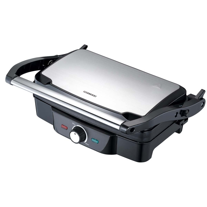 MELISSA Panini / Table grill 1600W Black / Stainless Steel top housing in the group HOME, HOUSEHOLD & GARDEN / Household appliances / Toasters & Bread grills / Table grills & Raclette at TP E-commerce Nordic AB (D05465)