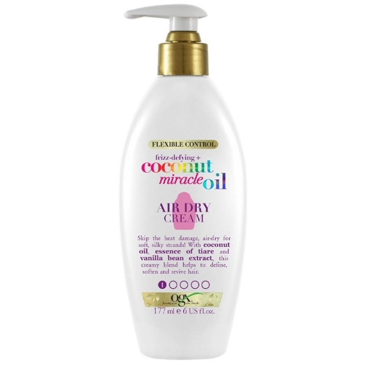 OGX Coconut Miracle Oil Air Dry Cream 177ml in the group BEAUTY & HEALTH / Hair & Styling / Hair styling / Styling cream at TP E-commerce Nordic AB (D05593)