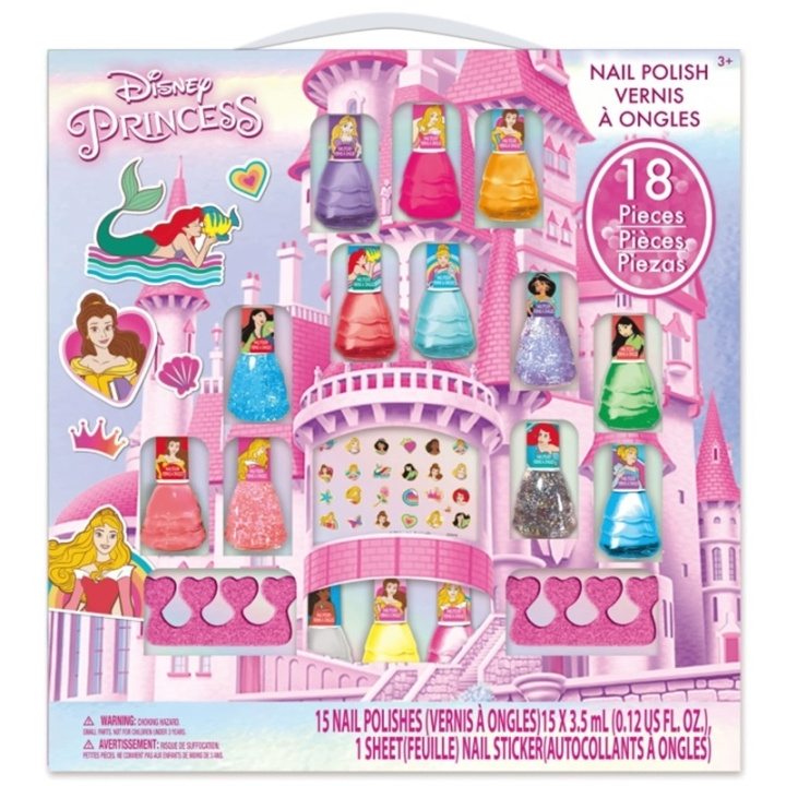 Disney Princess Nail Polish Set in the group TOYS, KIDS & BABY PRODUCTS / Toys / Masquerade costumes at TP E-commerce Nordic AB (D05614)