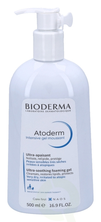 Bioderma Atoderm Intensive Gel Moussant 500 ml Very Dry, Irritated To Atopic Sensitive Skin in the group BEAUTY & HEALTH / Skin care / Face / Day cream at TP E-commerce Nordic AB (D05681)