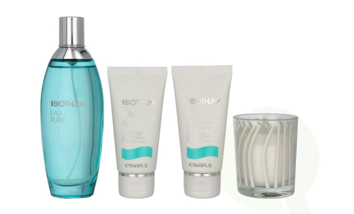 Biotherm Eau Pure Set 270 ml Edt Spray 100ml/Body Milk 50ml/Shower Gel 50ml/Scented Candle 70gr in the group BEAUTY & HEALTH / Gift sets / Gift sets for her at TP E-commerce Nordic AB (D05931)