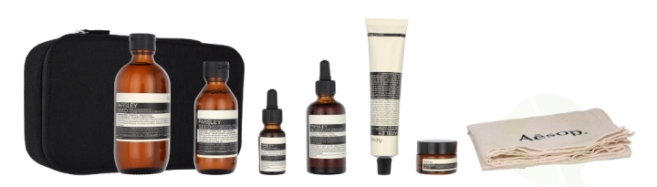 AESOP Parsley Seed Extended Anti-Oxidant Skin Care Kit 445 ml Cleansing Oil 200ml/Toner 100ml/Serum 60ml/Eye Cream 10ml/Masque 60ml/Treatment 15ml in the group BEAUTY & HEALTH / Skin care / Face / Day cream at TP E-commerce Nordic AB (D05970)