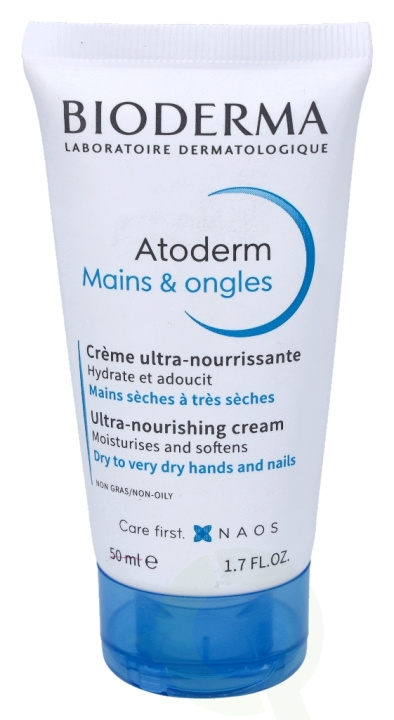 Bioderma Atoderm Mains & Ongles Ultra Repair 50 ml Dry To Very Dry Hands And Nails in the group BEAUTY & HEALTH / Skin care / Body health / Body lotion at TP E-commerce Nordic AB (D06005)