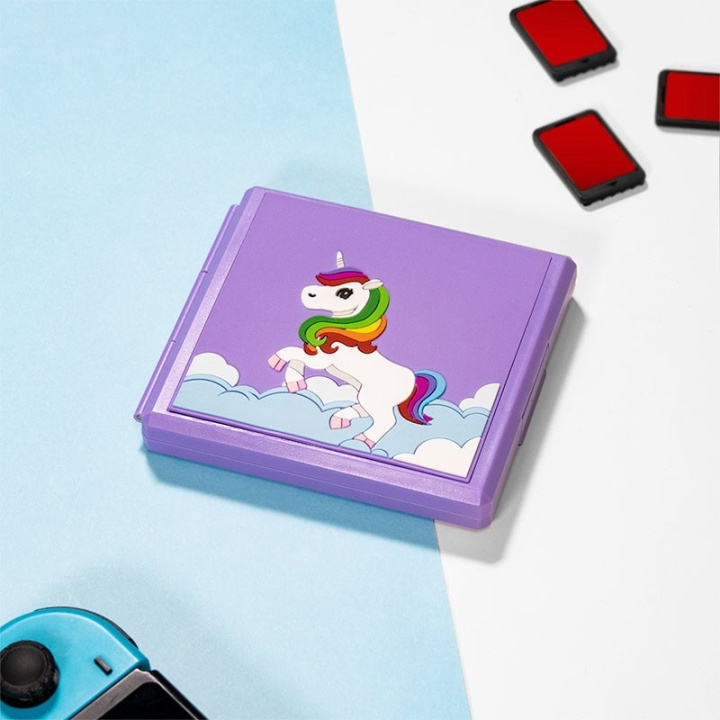 Numskull Nintendo Switch Unicorn Game Card Holder in the group HOME ELECTRONICS / Game consoles & Accessories / Nintendo Switch / Accessories at TP E-commerce Nordic AB (D06388)