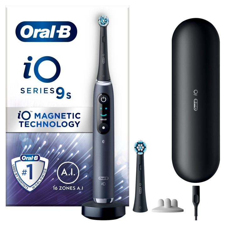 Oral B iO9S Black Onyx Electric Toothbrush in the group BEAUTY & HEALTH / Oral care / Electric toothbrushes at TP E-commerce Nordic AB (D06585)