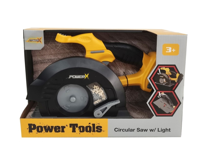 Power X Circular Saw w/ Light (20359) in the group TOYS, KIDS & BABY PRODUCTS / Toys / Little home & Role play at TP E-commerce Nordic AB (D06607)