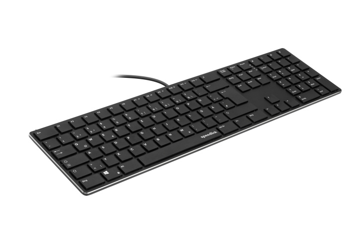 Speedlink RIVA Slim Metal Scissor Keyboard, black - Nordic Layout in the group COMPUTERS & PERIPHERALS / Mice & Keyboards / Keyboards / Corded at TP E-commerce Nordic AB (D06640)