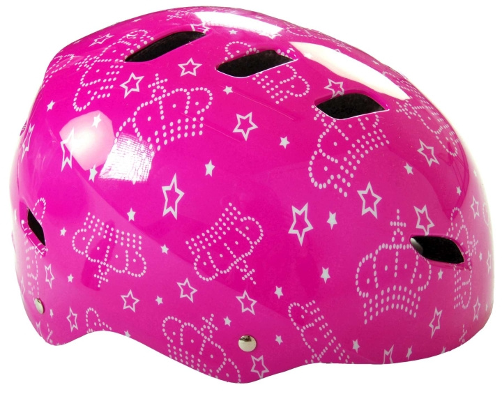 Volare Bike -Skate helmet - Pink Queen (915) in the group Sport, leisure & Hobby / Sports equipment / Bicycle accessories / Helmets at TP E-commerce Nordic AB (D06743)